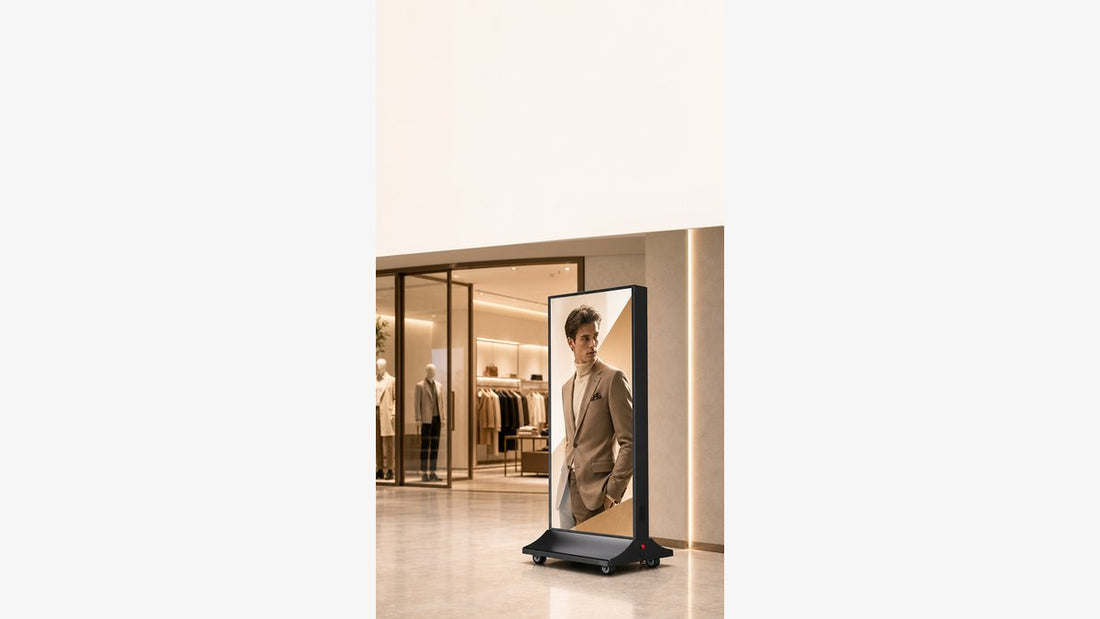 standing light box signage untuk koridor mall - NEOX