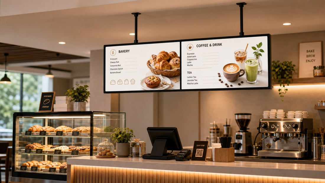 Papan Menu LED slim untuk menu gantung - NEOX
