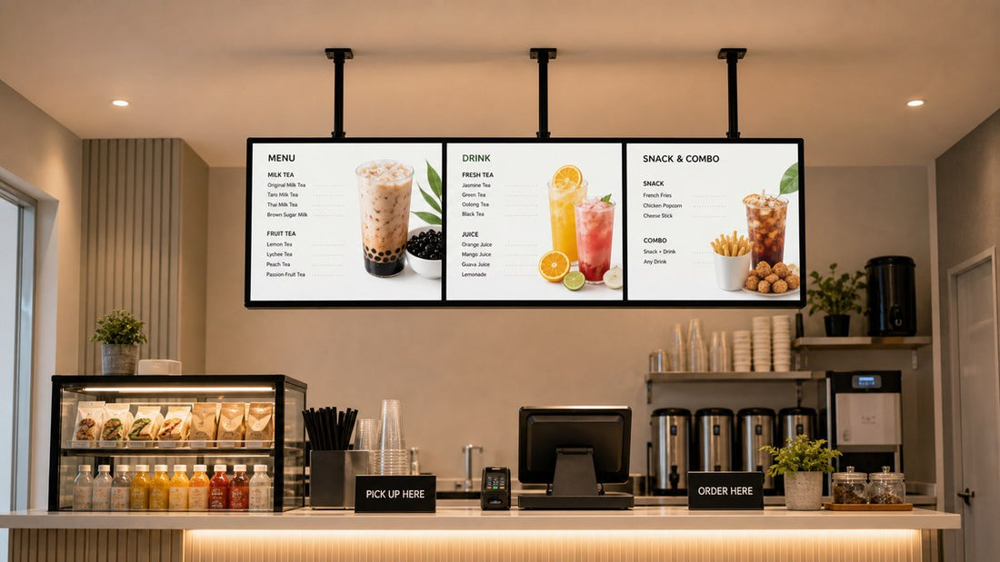 menu board led display untuk menu gantung - NEOX