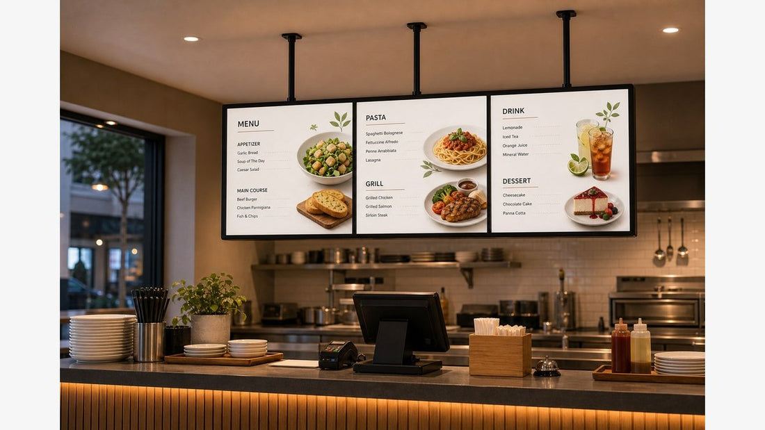 Papan Menu LED Restoran untuk menu gantung - NEOX