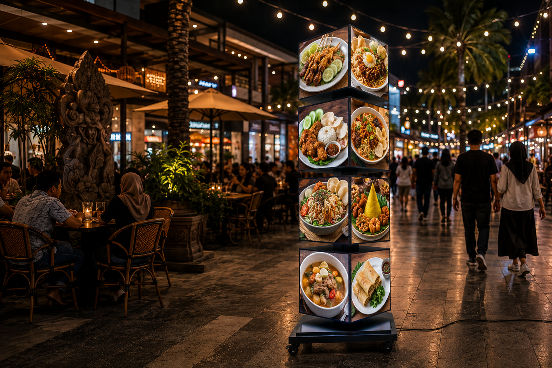 Rotating LED Lightboxes