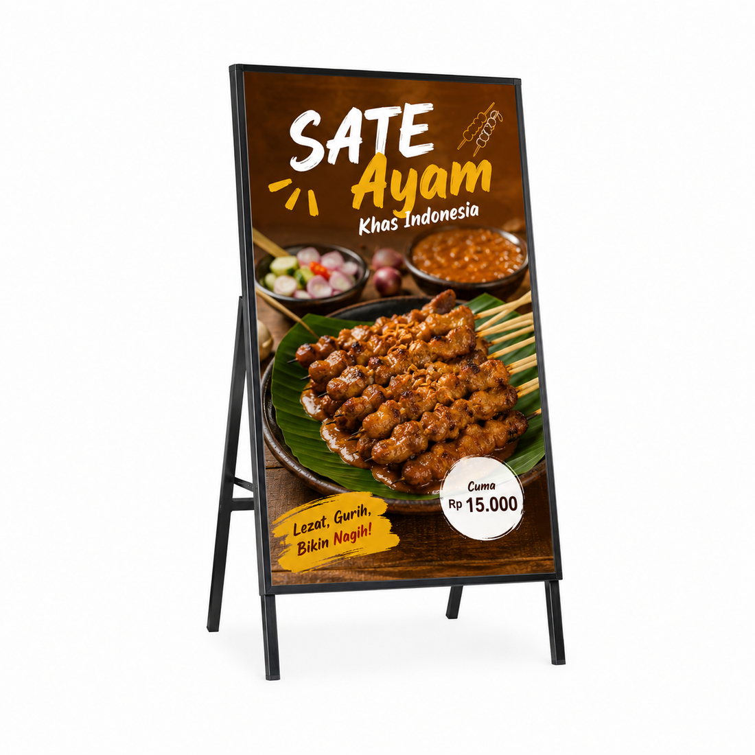 standing light box untuk beberapa cabang toko