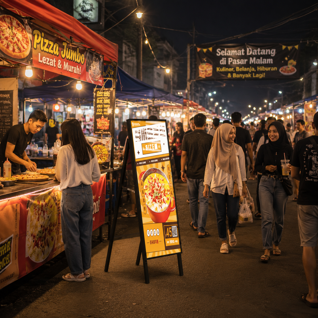 Panduan memilih stand light box untuk pengelola restoran