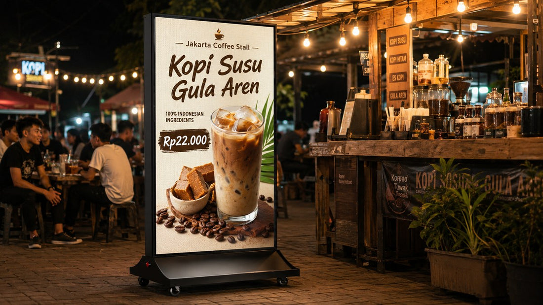 light box kain dua sisi untuk general