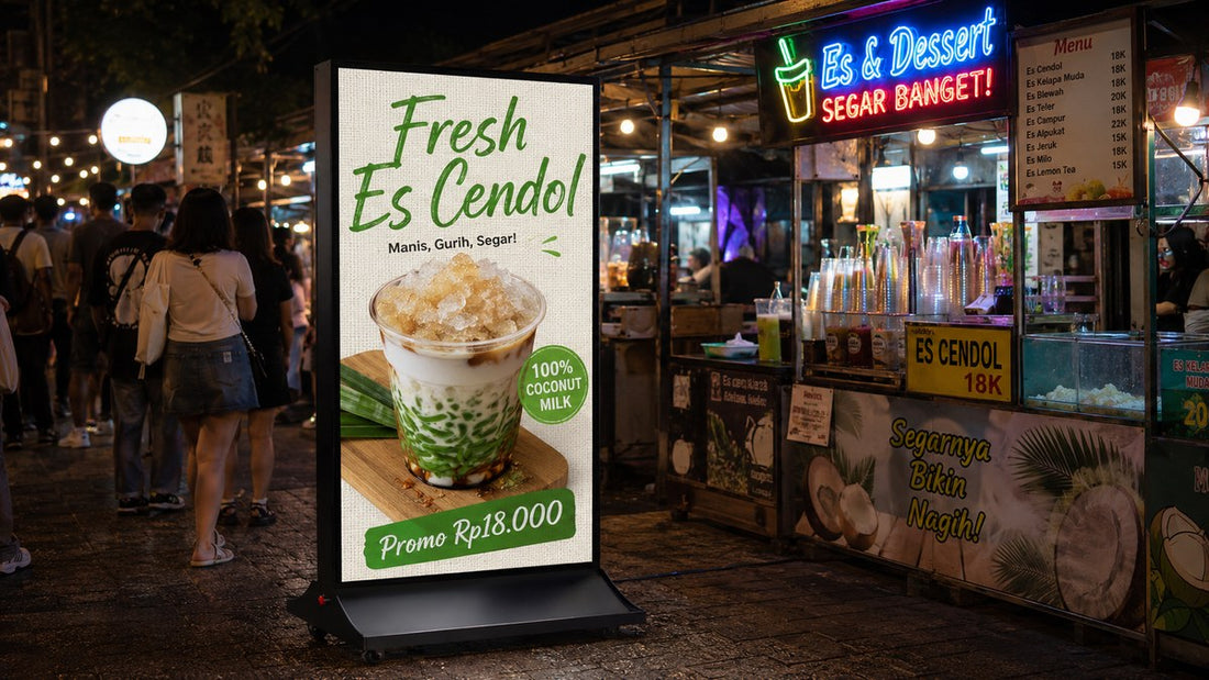 light box kain dua sisi untuk general