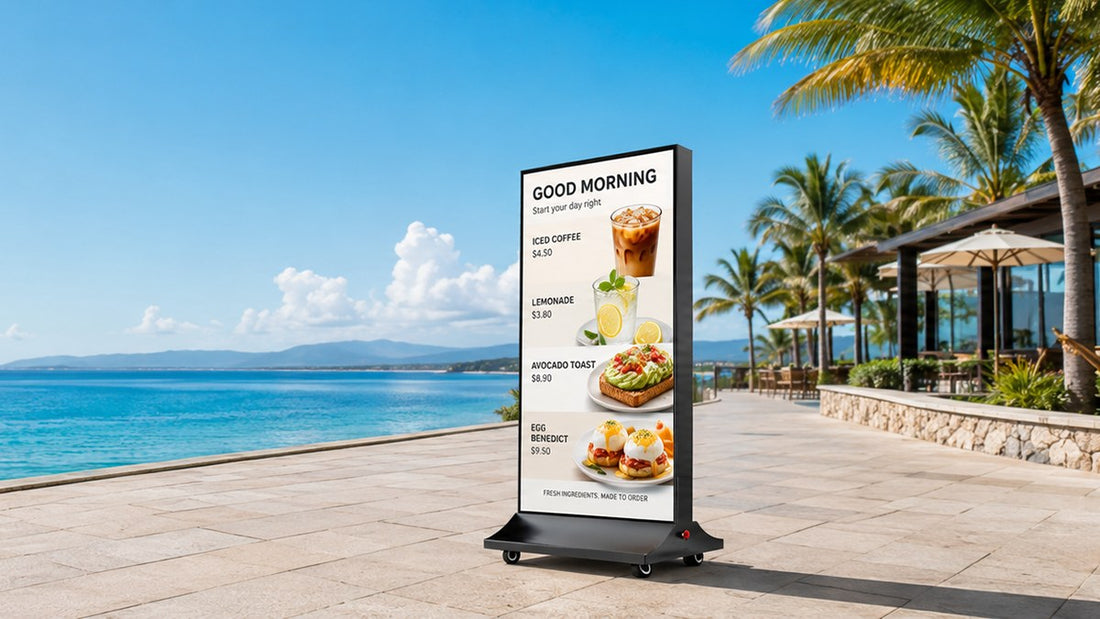 light box kain dua sisi untuk mall outdoor