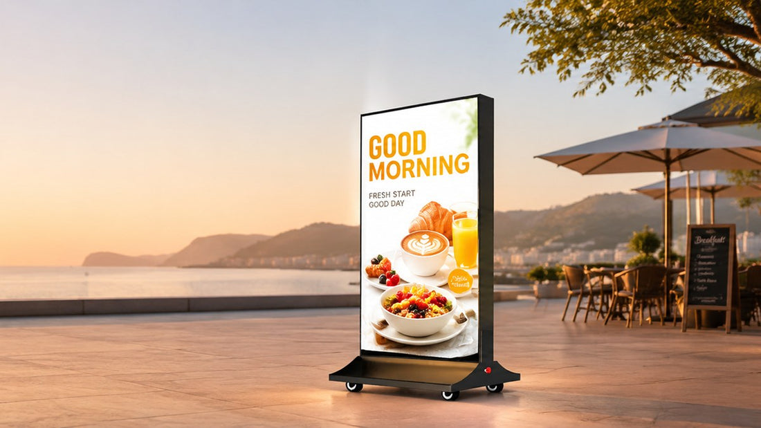 light box kain dua sisi untuk mall outdoor