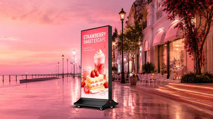 light box kain dua sisi untuk mall outdoor