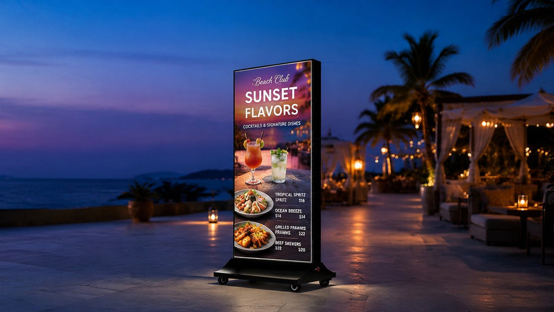 light box kain dua sisi untuk mall outdoor