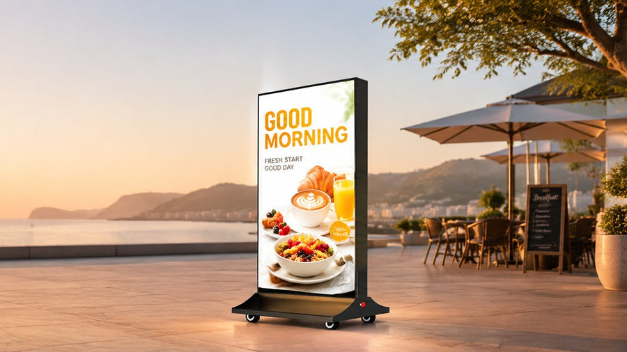 light box kain dua sisi untuk mall outdoor