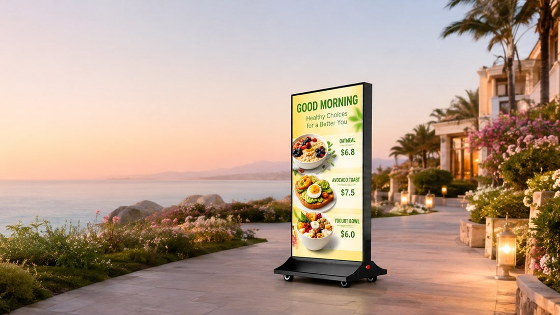 light box kain dua sisi untuk mall outdoor