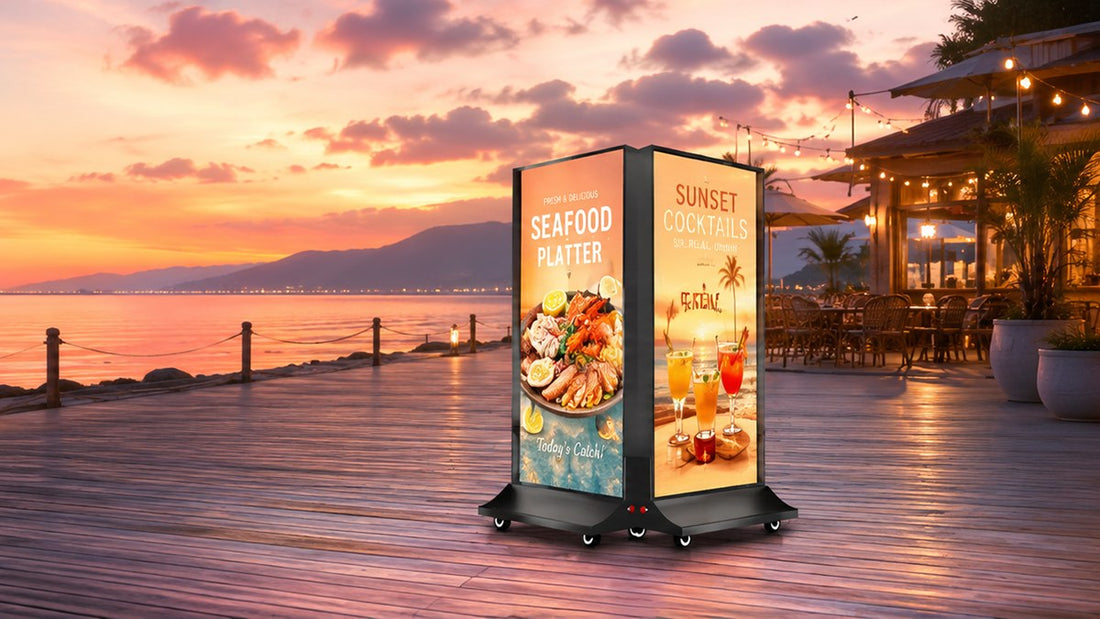 light box kain dua sisi untuk mall outdoor
