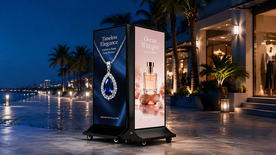 light box kain dua sisi untuk mall outdoor