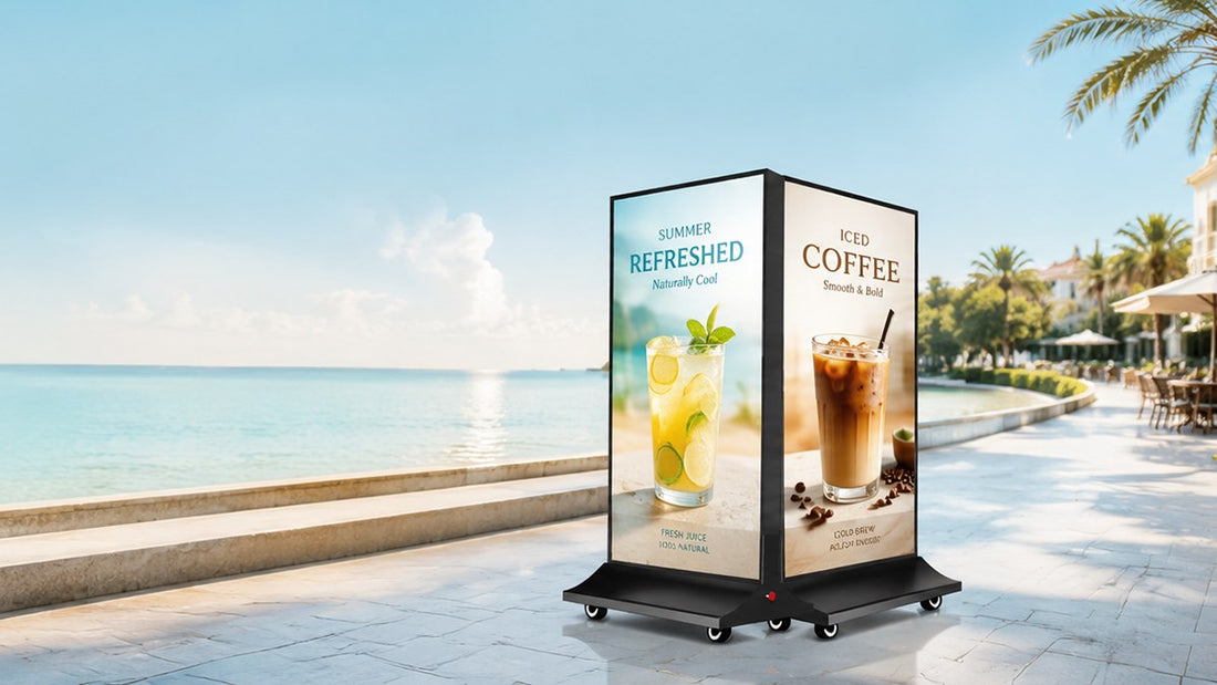 light box kain dua sisi untuk mall outdoor