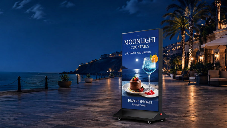 light box kain dua sisi untuk mall outdoor