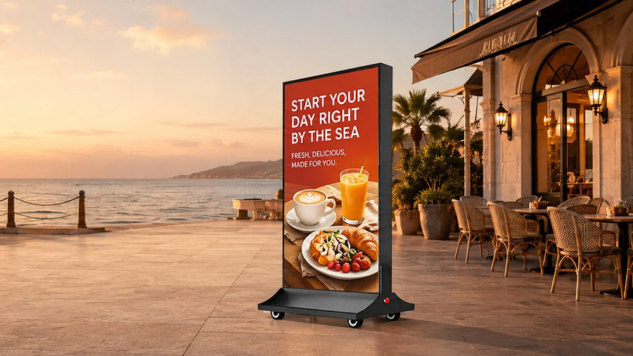 light box kain dua sisi untuk mall outdoor