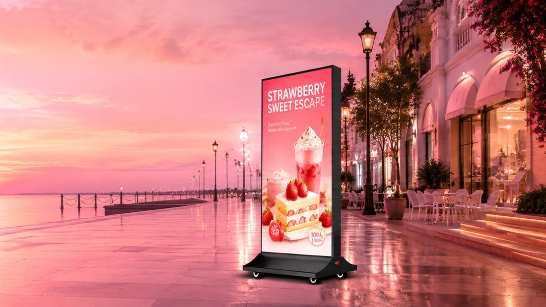 light box kain dua sisi untuk mall outdoor