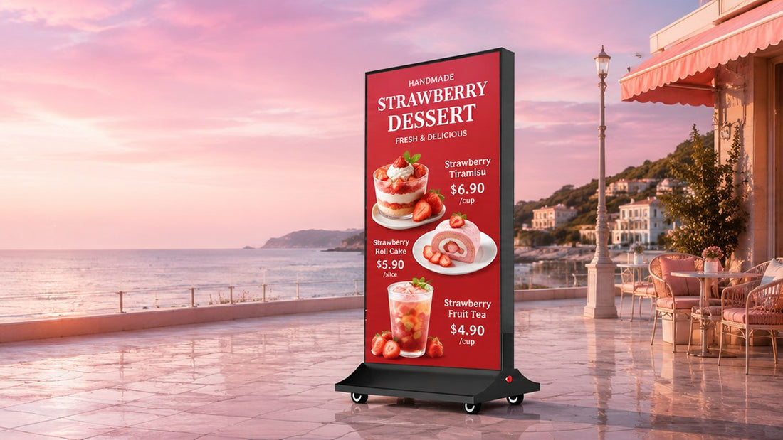 light box kain dua sisi untuk mall outdoor