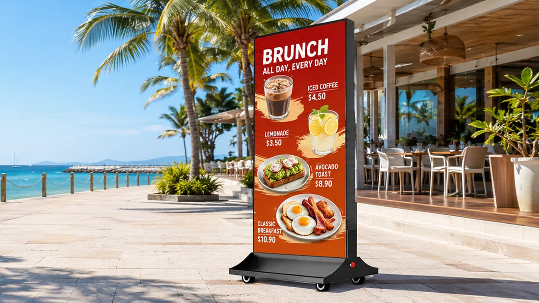 light box kain dua sisi untuk mall outdoor