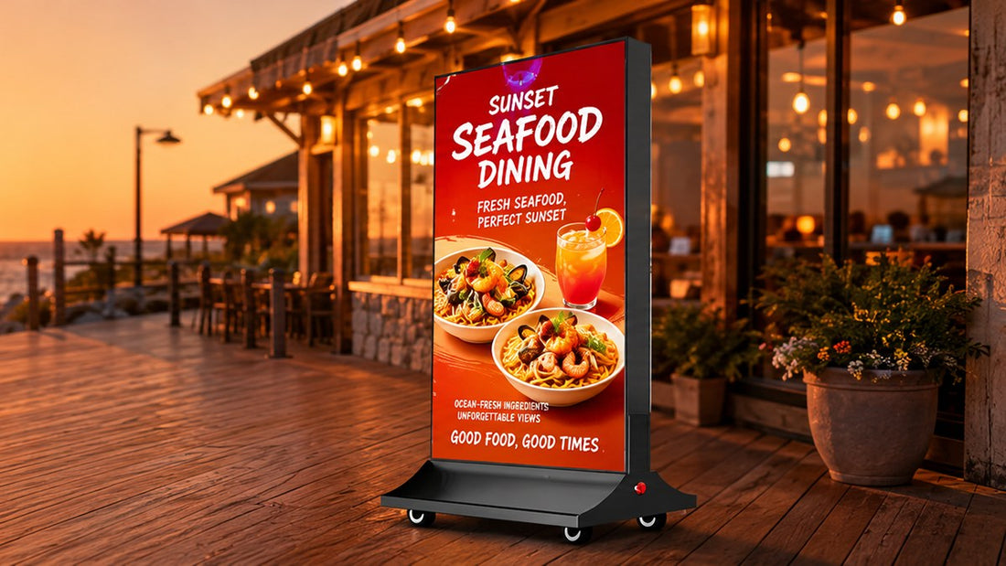 light box kain dua sisi untuk mall outdoor