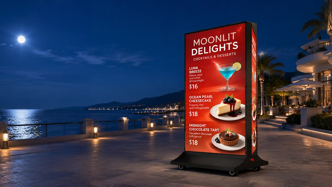 light box kain dua sisi untuk mall outdoor