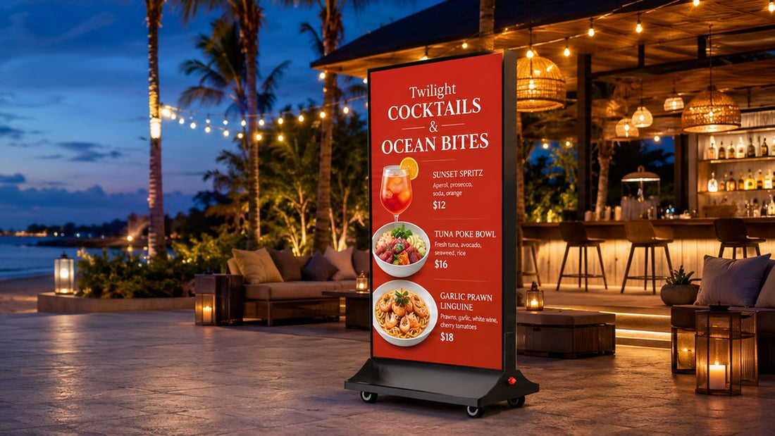 light box kain dua sisi untuk mall outdoor