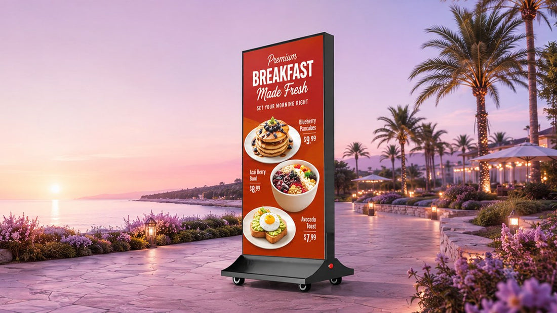light box kain dua sisi untuk mall outdoor
