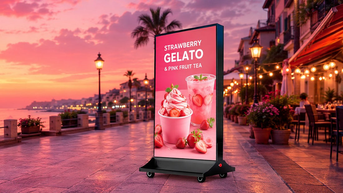 light box kain dua sisi untuk mall outdoor