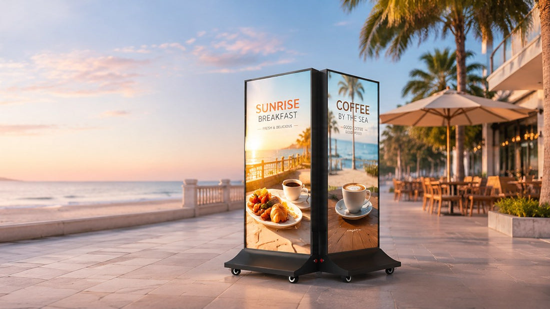 light box kain dua sisi untuk mall outdoor