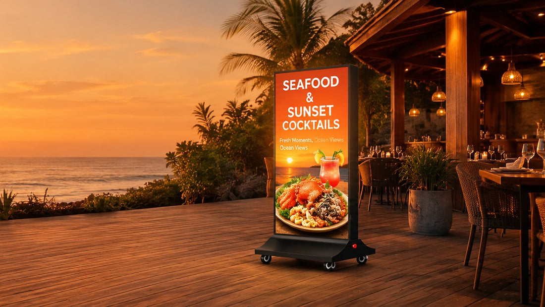light box kain dua sisi untuk mall outdoor