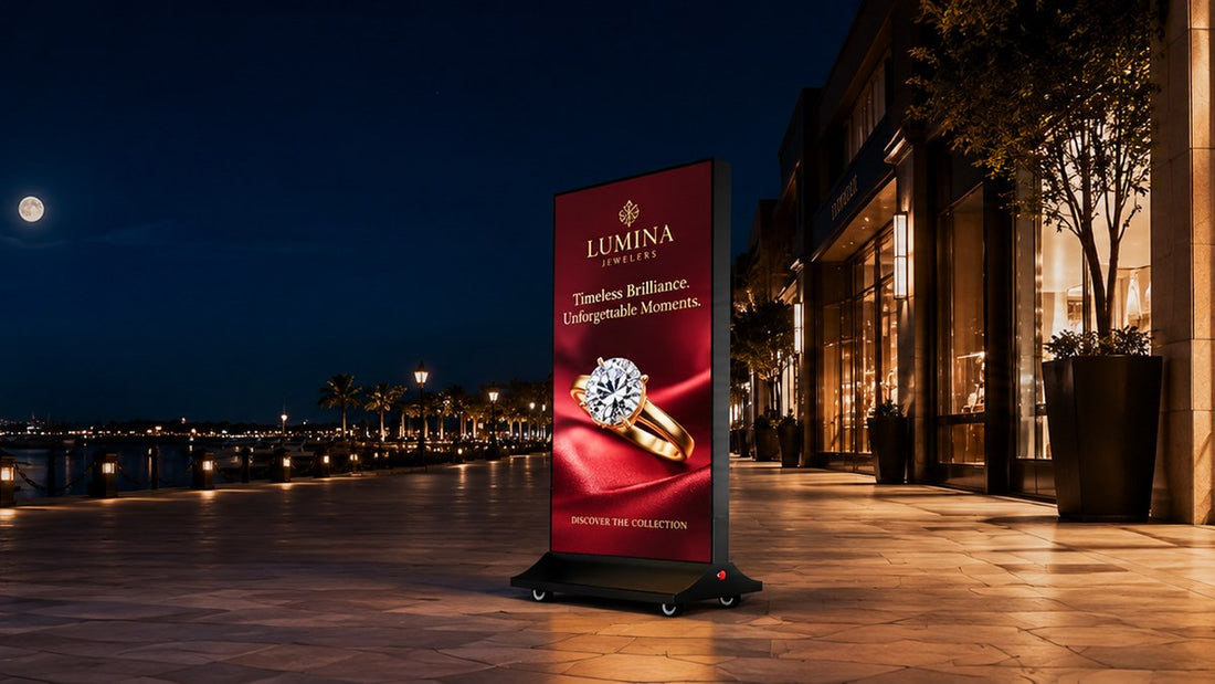 light box kain dua sisi untuk mall outdoor