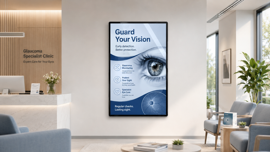 frame poster premium model minimalis untuk klinik di ruang tunggu klinik, untuk kebutuhan ruang tunggu Indonesia - NEOX