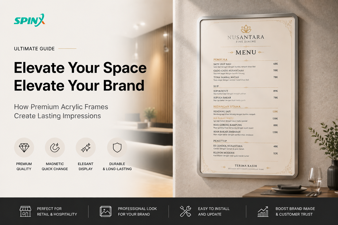 Alasan Banyak Restoran Beralih ke Frame Poster Magnetic A3