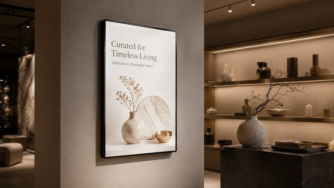 standing poster light box untuk lobby