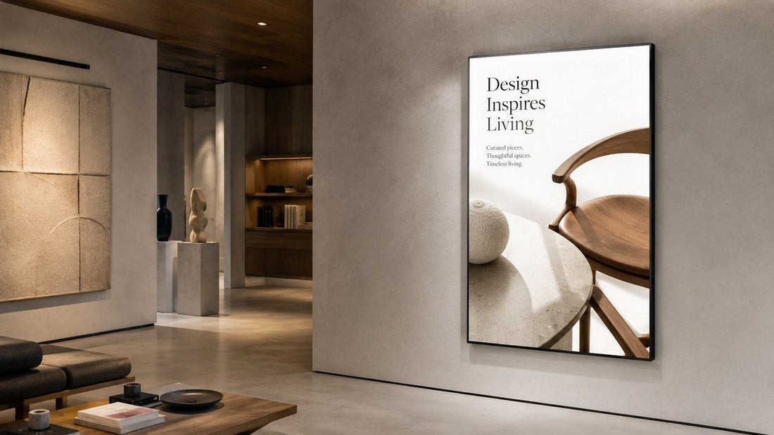 standing poster light box untuk lobby