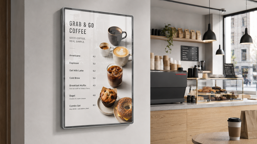 light box magnetik desain modern untuk klinik di menu cafe, untuk kebutuhan toko retail Indonesia - NEOX