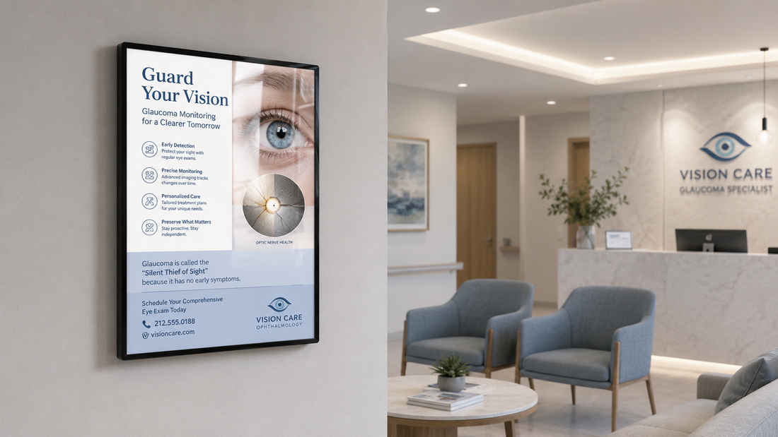 light box magnetik desain modern untuk menu cafe di klinik, untuk kebutuhan klinik Indonesia - NEOX