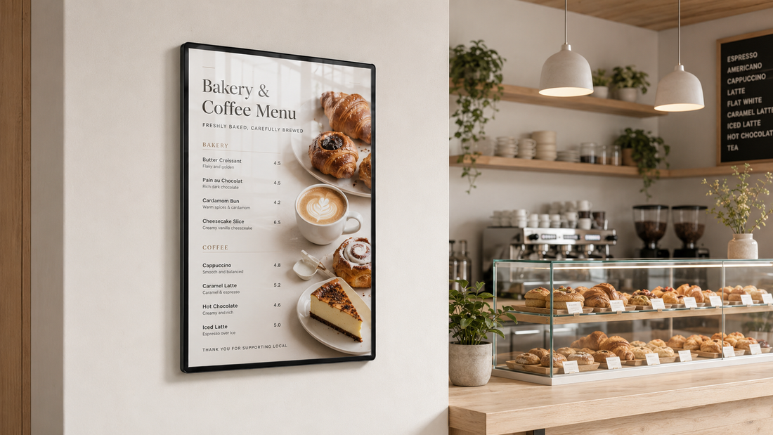 slim light box magnetik versi premium untuk menu cafe di menu cafe, untuk kebutuhan toko retail Indonesia - NEOX