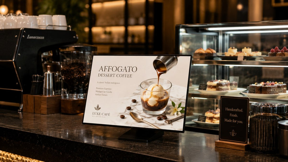 light box meja lipat untuk cafe counter