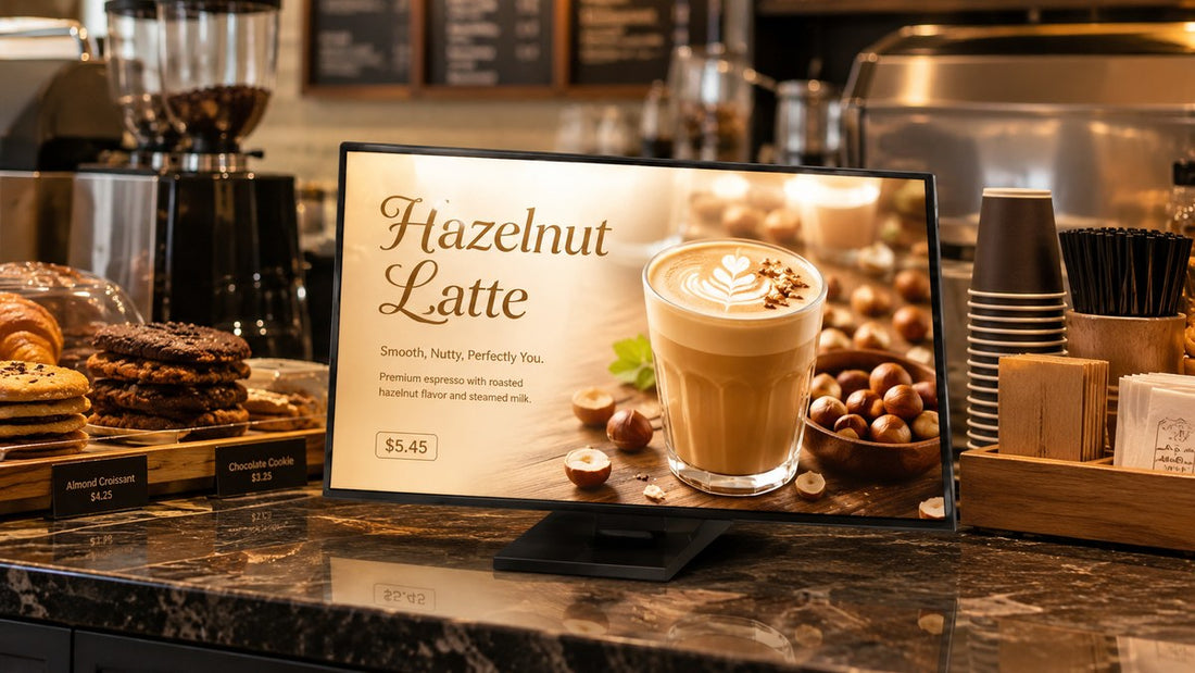 light box meja lipat untuk cafe counter