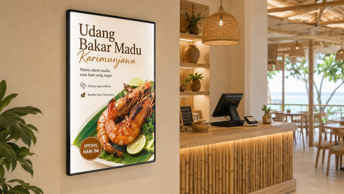 Brief sebelum pesan Light Box Dinding untuk proyek display