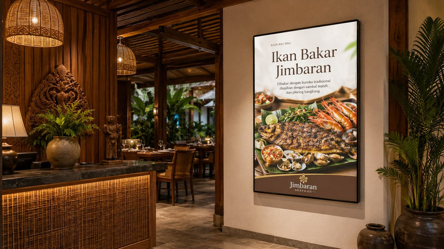 Panduan memilih slim light box dinding untuk pengelola restoran