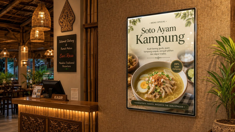 Cara merawat neon box dinding agar poster tetap rapi: panduan praktis untuk bisnis