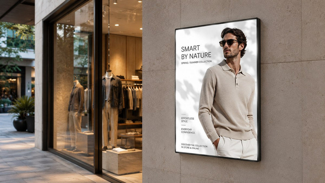 Isi poster yang cocok untuk slim light box dinding