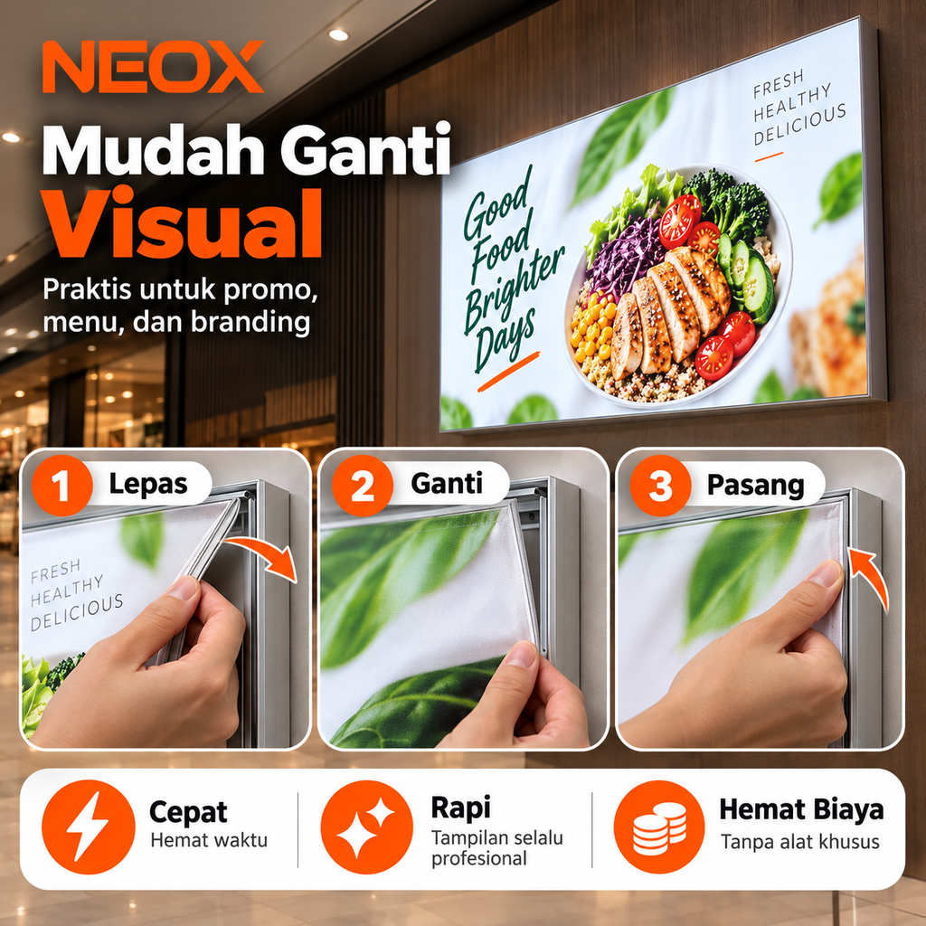 NEOX Slim Wall Light Box