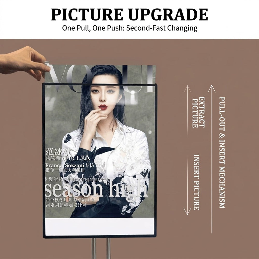 Adjustable Height Poster Stand for Event