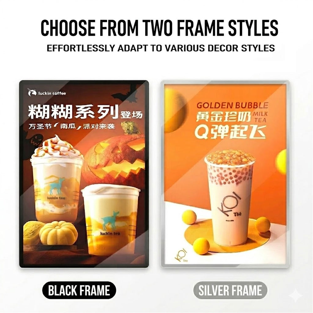 Aluminium TWO FRAME STYLES