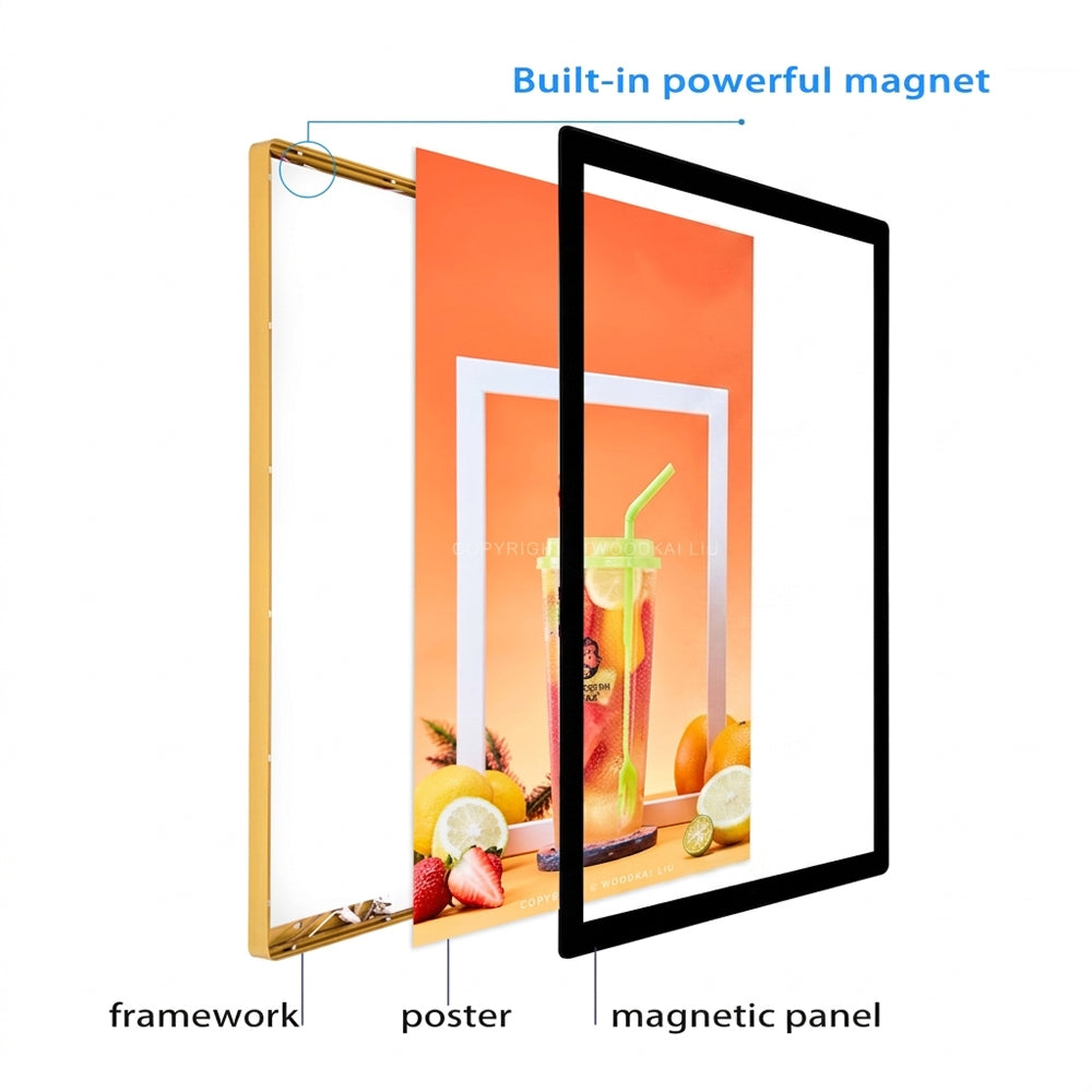 Built-in powerful magnet