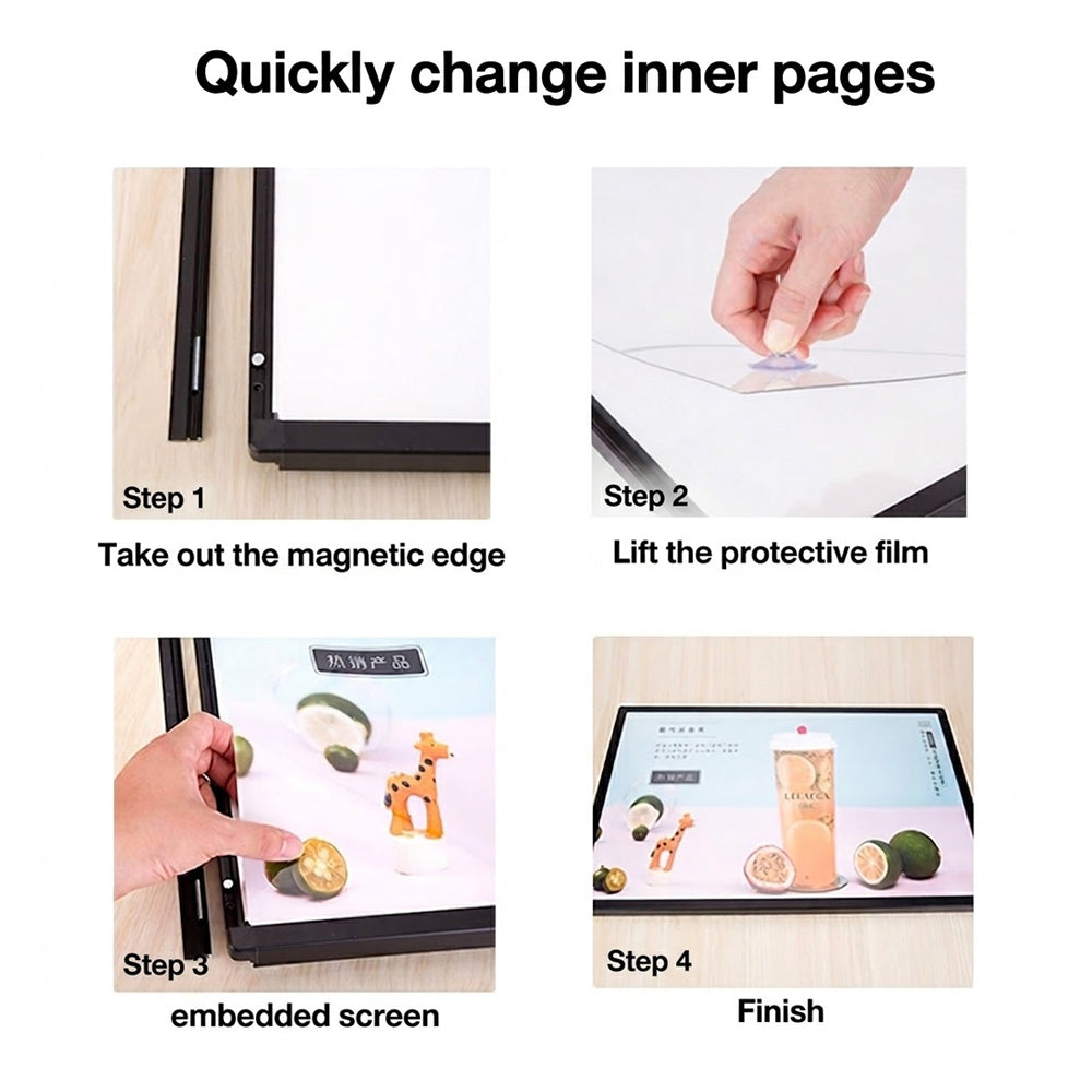 Magnetic Slim Light Box Suspended