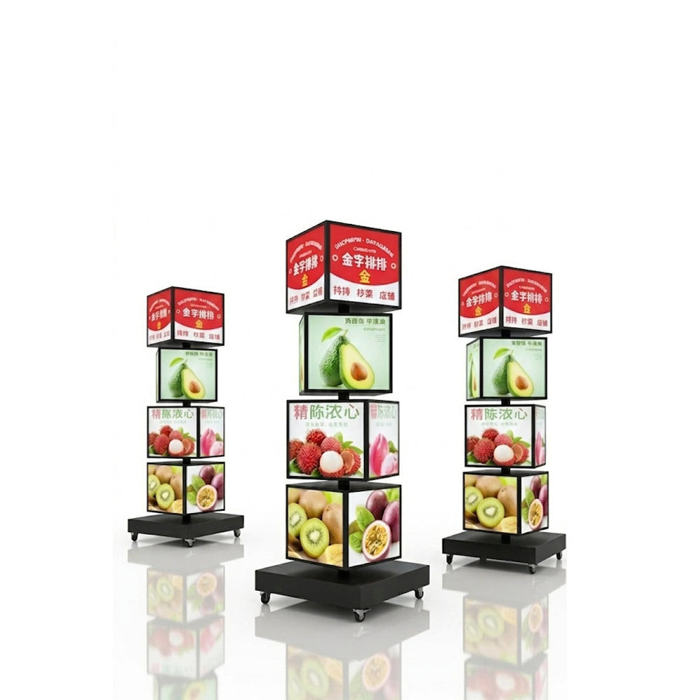 Floor Standing Rotating Light Box